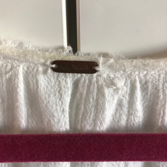 FREE PEOPLE WHITE sweet TOP - Picture 5 of 6